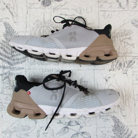 On Cloudflyer Womens Glacier Rose Brown Road Running Cushion Shoes Sneakers sz 9 - Picture 3 of 9